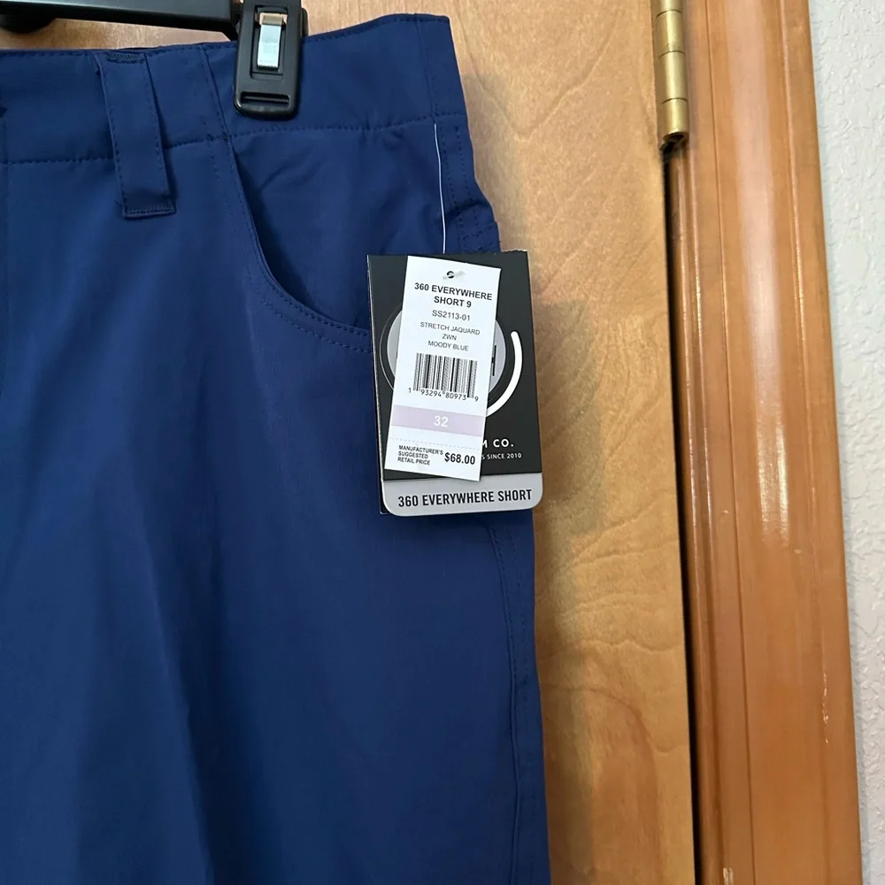 Surf and Swim Co. 360 Everywhere stretch Jacquard moody blue shorts